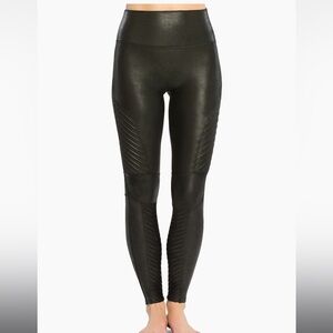 Spanx Faux Leather Moto Leggings | Black | S